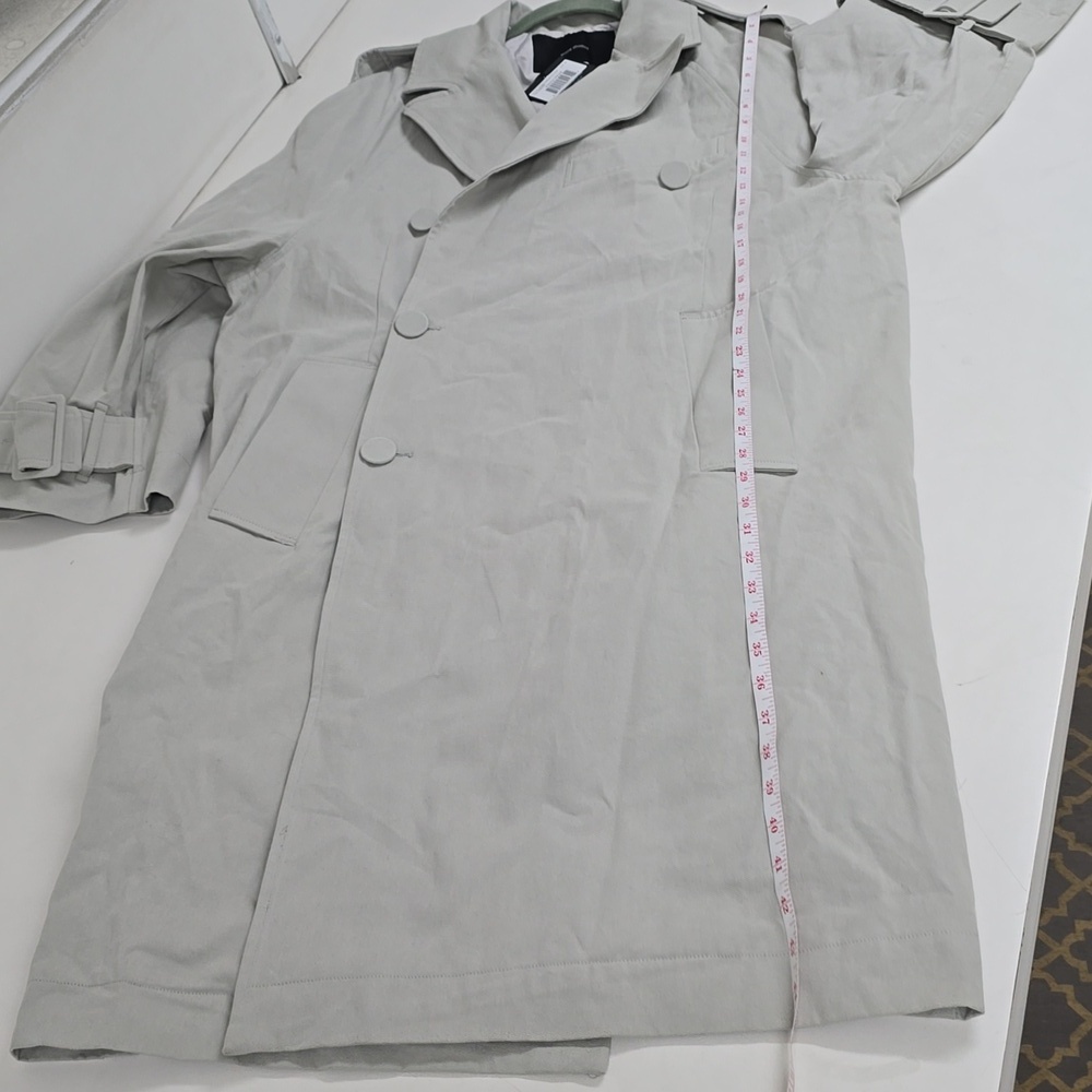 ENTIRE STUDIOS DOUBLE BREASTED COAT PEWTER UNISEX - Picture 14 of 16